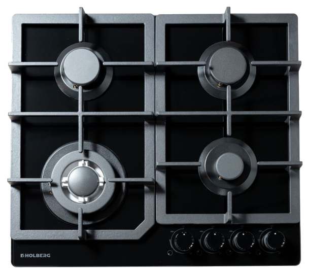 Варочная поверхность газовая HOLBERG HGGH 6419WBL Варочная поверхность газовая HOLBERG HGGH 6419WBL
