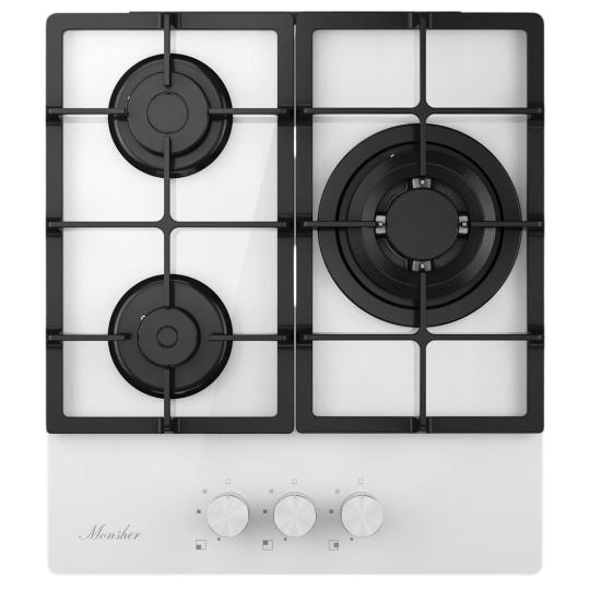 Варочная поверхность газовая MONSHER MGG 43 Blanc