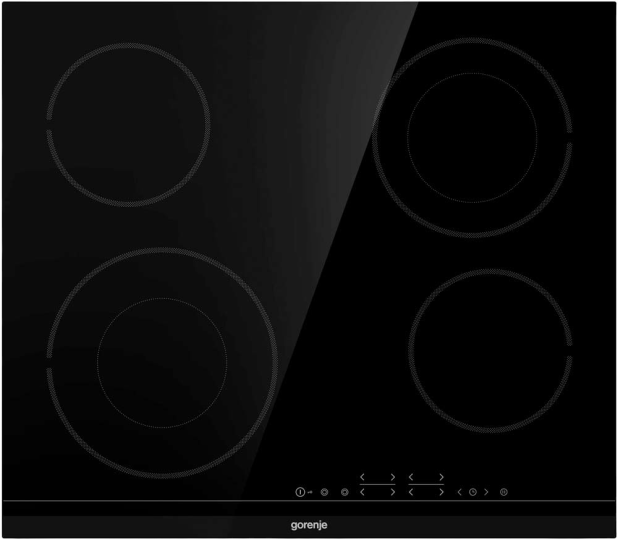 Варочная поверхность стеклокерамическая GORENJE ECT644BCSC Варочная поверхность стеклокерамическая GORENJE ECT644BCSC