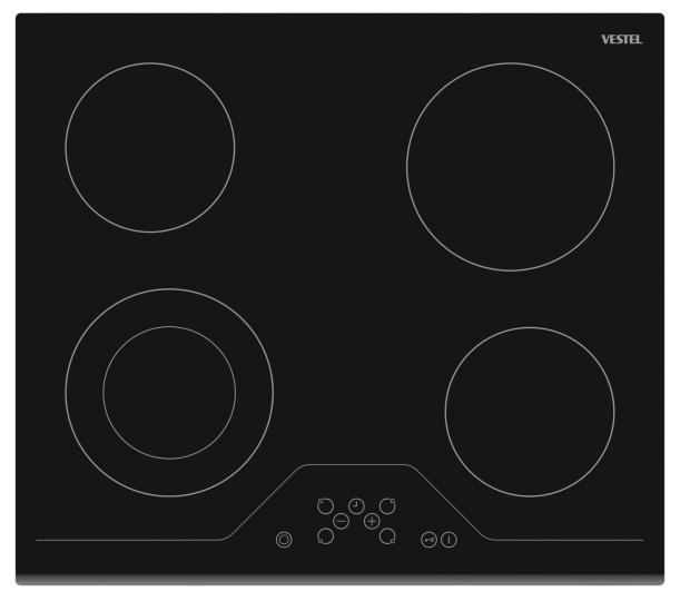 Варочная поверхность стеклокерамическая VESTEL VH64E222B